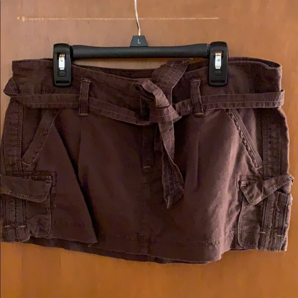 Abercrombie & Fitch linen/cotton blend mini skirt